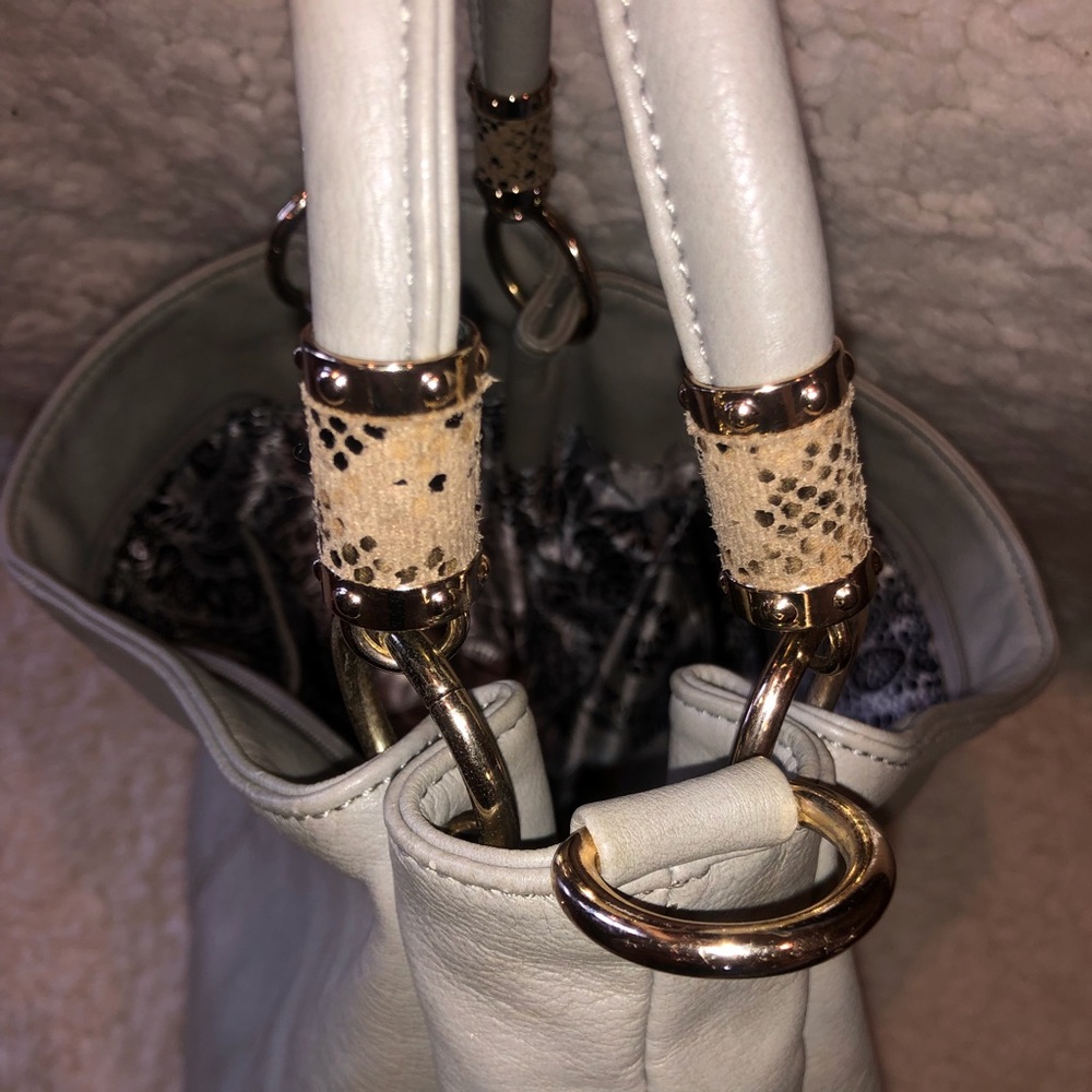 Imoshion Gray Vegan Leather Handbag Purse - Picture 5 of 8